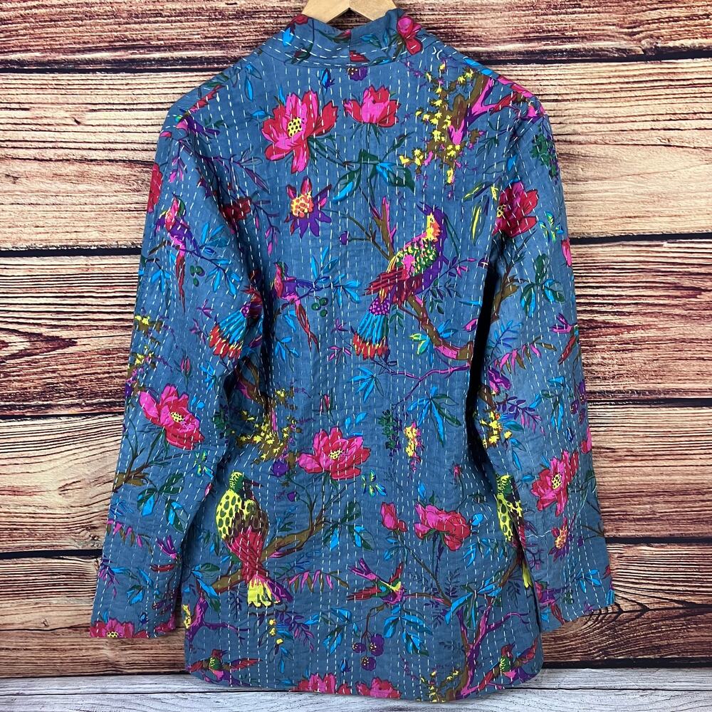 Kimono Dave Floral & Bird Print Kimono - Picture 5 of 8